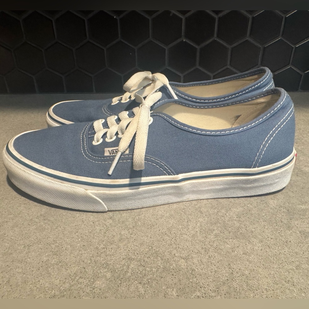 Vans low blue